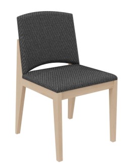 Chaise rembourrée 4 pieds Soline